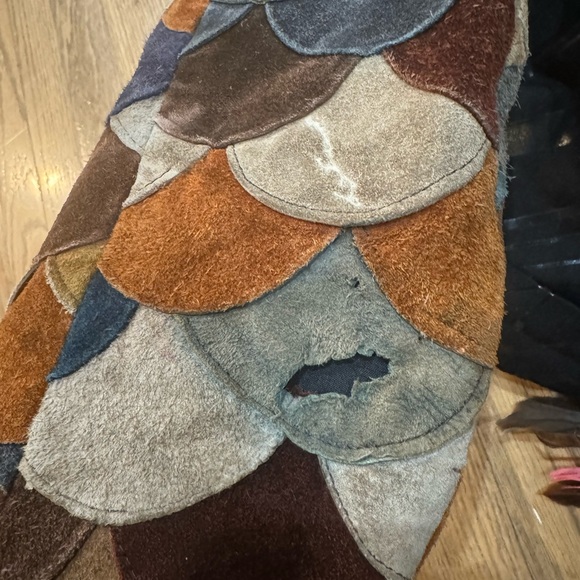 Vintage leather scales jacket from the 60’s - Picture 5 of 6